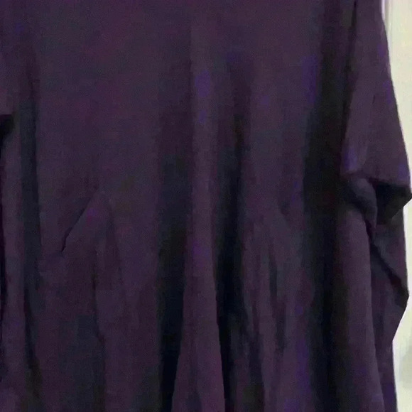 Bryn Walker Knit Dress Dolman Sleeve  Purple Lagenlook top large - Picture 5 of 6